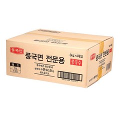 풍국콩국수면 3KG(주)풍국면 BOX(4), 4개, 3kg