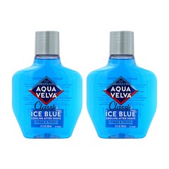 아쿠아 벨바 애프터 쉐이브 103ml 2팩 아이스 블루 Aqua Velva Mens After Shave Soothes Cools, 2개