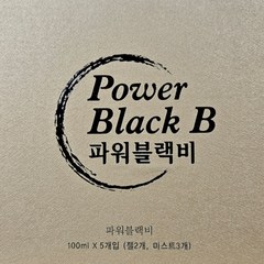 파워블랙비 (Power Black B) 100ml X 5ea (젤 2개 미스트 3개), 5개