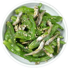 고향맛김치 맛있는 가정식 꽈리 고추 멸치 볶음 반찬 주문, 400g, 1개