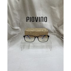정품 100% 피오비노 국산안경 국산최고급울템 가볍고 튼튼한 안경 PIOVINO PV-IN3004 C65 무광다크브라운 & 연두색 컬러 안경선물 고도근시안경 고도수안경 페더핏