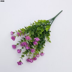 DFMEI 동백꽃 모조 꽃 가화녹식 유갈리 모조 장미꽃 녹색 식물 꽃다발 플라스틱 꽃 가정 장식, 레드 바이올렛, 1개
