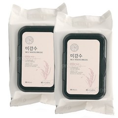 더페이스샵 미감수 브라이트 클렌징 티슈 50매+50매