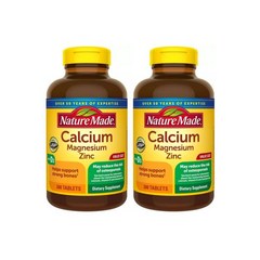 네이처메이드 칼슘 마그네슘 아연 비타민 D3 300정 x2통