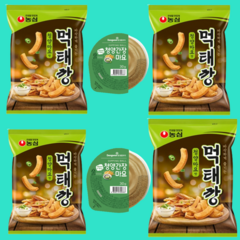 농심 먹태깡 청양마요맛 60g x 4개 + 청양마요소스 2p 증정, 60g × 4개 + 소스 2p