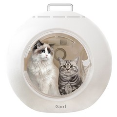 Garrl 반려동물 드라이룸 가정용 강아지 고양이 드라이기 털 드라이어, 화이트