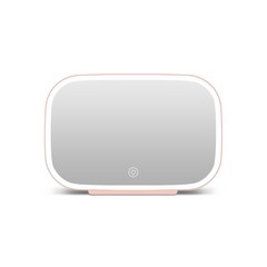 모핏 자동차 선바이저 LED 뷰티 화장 거울 럭셔리 휴대용 SVM-205140, 핑크, 1개