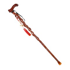 명아주 지팡이 청려장 연수목 장수 생신선물 노인, 뿌리조각목발-로그색상높이176-180cm