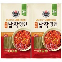 백설 대왕 납작당면, 300g, 2개