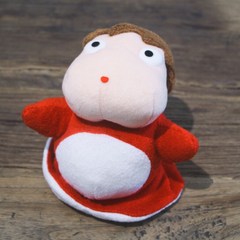 지브리 애니 벼랑위의 포뇨 금붕어 캐릭터 인형 선물, 23cm
