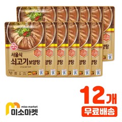 오뚜기 서울식 쇠고기 보양탕, 500g, 12개