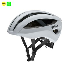 SMITH Network 스미스 네트워크 로드 사이클 자전거 헬멧 유광 화이트 블랙 (아시안핏 라이너)