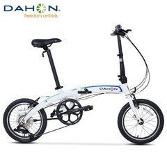 DAHON 다혼 16인치 초경량 가벼운 자전거 8단 폴딩자전거 접이식미니벨로 PAA682, 하얀색