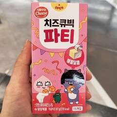 서울우유 치즈큐빅 파티 매콤달콤 87g, 아이스박스포장, 1개