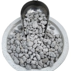 제이오가든 화분 마감 돌 펄라이트 1kg, 맥반석굴림돌(20~30mm)5kg, 20~30mm