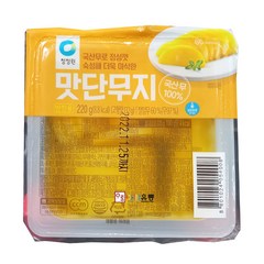 청정원 맛단무지 (냉장) 220g, 1개