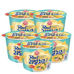 오뚜기 리얼치즈라면 용기 120g, 5개