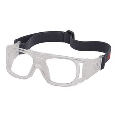 콘티 축구 농구 테니스 고글 안전 운동용 밴드형 안경 투명, 기본