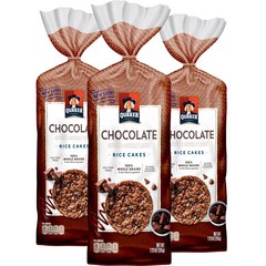 직구 퀘이커 라이스 케이크 홀 그레인 초콜렛 3개x205g Quaker Rice Cakes Whole Grain Chocolate 3ct, 205g, 3개