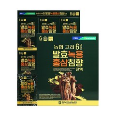 농협 고려6년근 발효녹용 홍삼침향진액, 30포, 70ml