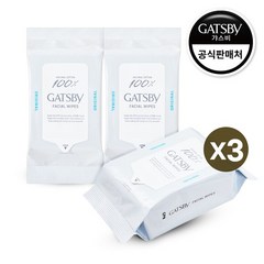 갸스비 훼이셜 페이퍼 쿨 타입 대용량 42매 3개, 없음, 42개입