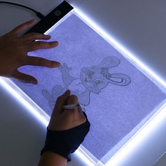 엔템 LED 드로잉 패드 그림그리기 태블릿, LED 드로잉 보드
