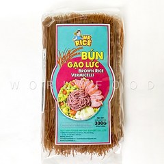 월드푸드 베트남 현미쌀국수 1mm BUN GAO LUC BROWN RICE VERMICELLI, 6개, 300g