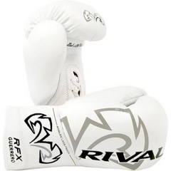Rival Boxing 라이벌 복싱 RFX게레로 SFF 프로 파이트 레이스업 장갑 화이트, 8.0 ounces, [04] 하얀색