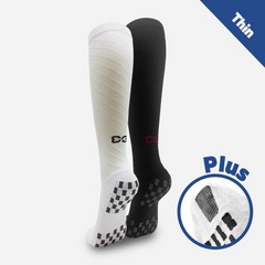 [위풋 WEFOOT 국가대표양말] 더블 논슬립 PLUS 컴프레션 삭스, 블랙, S(230~260mm)