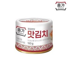 종가집 맛김치 캔, 7개, 160g
