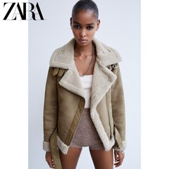 ZARA 자라 페이스드 라이더 무스탕 점퍼