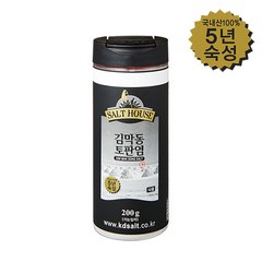 명품 소금 김막동 토판염 5년숙성 가는입자 200g, 1개