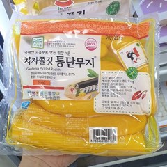 정스팜 뿌리원 치자쫄깃 통단무지 1kg, 일반포장 동절기만, 1개
