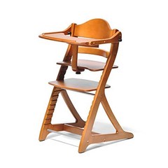 야마토야 베이비 의자 스쿠 스쿠 의자 슬림 플러스 테이블 첨부 하이 타입 라이트 브라운