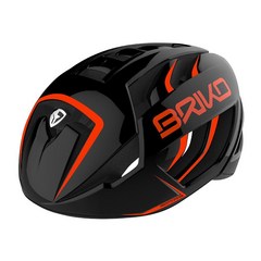 브리코 플로이드 인사이드 벤투스 블랙-오렌지 자전거 헬멧