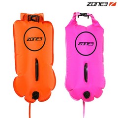 ZONE3 SAFETY BUOY & DRY BAG 28L (2종) 존3 세이프티 부이 드라이 백 안전부표, NEON PINK