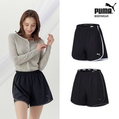 PUMA (푸마바디웨어) [푸마] 여성 드라이셀 트렁크 2종세트 블랙+다크그레이 최신상