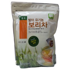 청오건강 청오 발아 유기농 보리차 티백 침출차 150g 5개 이강산닷컴