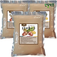 100% 도토리묵가루 1kg 도토리전분 묵재료, 3팩