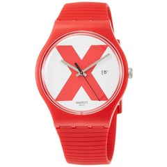 [견본] 손목시계 New Gent 뉴젠트 XX-RATED RED (더블 엑스레이티드 레드) SUOR400 정규 수입품