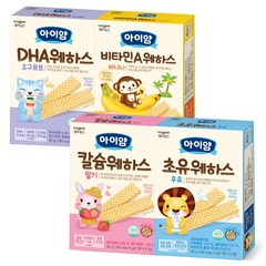 아이얌 웨하스 4종세트 (초유+요구르트+딸기+바나나), 단품, 단품