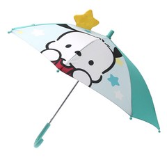 산리오 SWEET STAR 유아동 우산 살길이 47cm 홀로그램 투명창 여아 캐릭터 우산