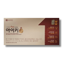 [휘게더] 종근당 아이커 초코맛 성장 건강 영양제, 360g, 1박스