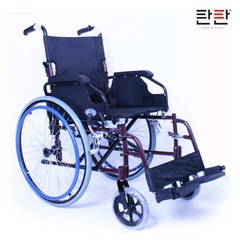 탄탄 고급형 알루미늄 수동 휠체어 발받침 분리 팔받침 개폐 가능, 1개, WYK908LAX