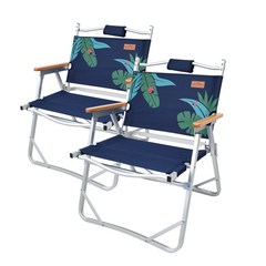 키스톤캠핑 포레스트 로우폴딩 캠핑 의자, 2개