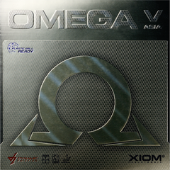 엑시옴 (XIOM) 오메가 5 아시아 (OMEGA 5 ASIA) / 뉴폴리볼 완벽 적응 궁극의 스핀 및 반발력 DynamicFriction 러버, 맥스(MAX), 적색(레드)