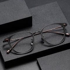 일본 안경테 김구 금자 남성 여성 안경 티타늄 JUX 레트로 타원형 근시 j200