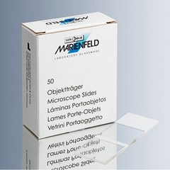 Marienfeld 슬라이드글라스(SLIDE GLASS) 네임용 50pcs 과학실험