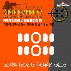 로지텍 G102 / G PRO유선 / G203 슈퍼브레이킹 마우스 피트