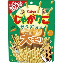 가루비 쟈가리코 자가리코 일본 과자 스낵 간식 bits 오오모리 103g 12봉지, 12개